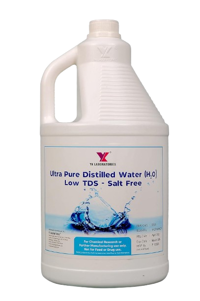 Ultra Pure Distilled Water for Laboratory, Battery, Car, Steam Appliances & Radiator