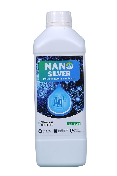 Nano Silver 10000ppm for Crop Pest & Insect Management - 1L