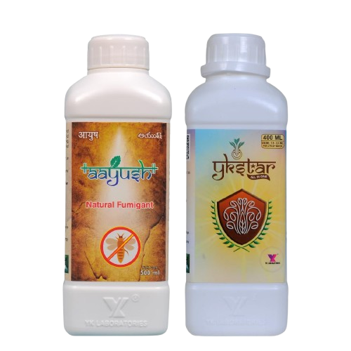 Aayush + YK STAR For Crop Growth & High Yield - (500ML + 400ML)