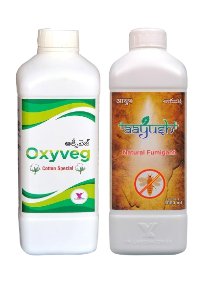 Oxyveg 1L + Aayush 1L For Chilli & Cotton Crop